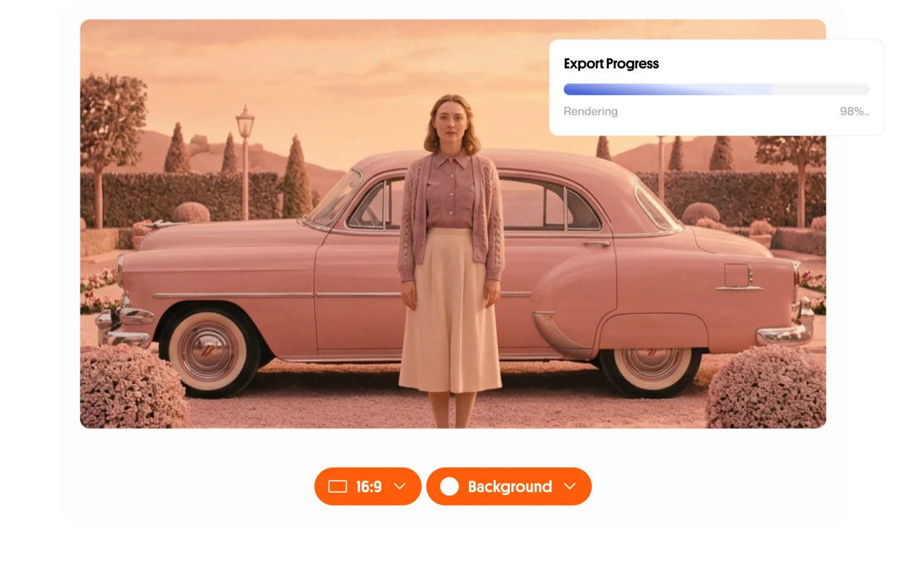 Aspect ratio export options