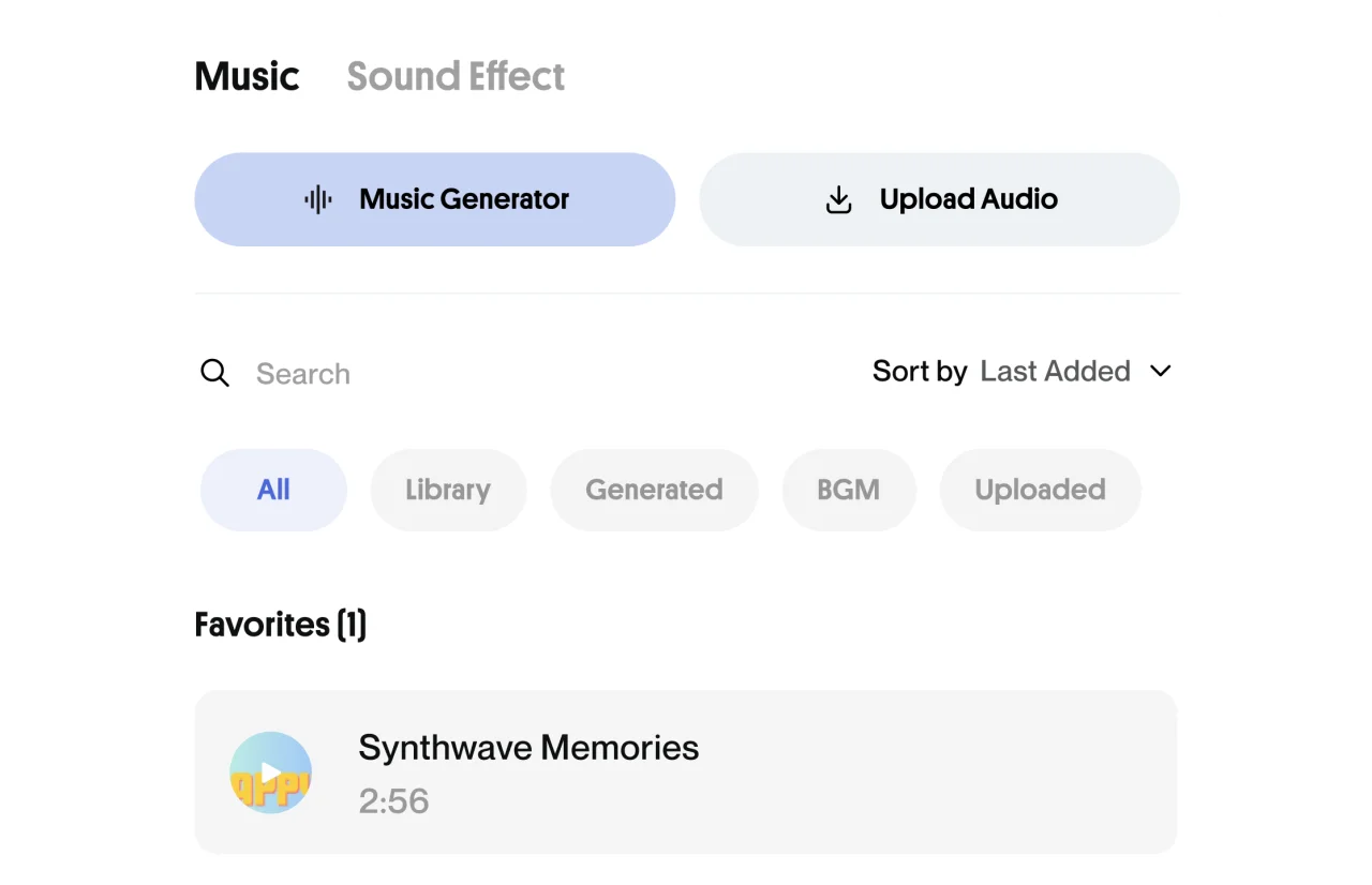 Auto-scored music and sound effects